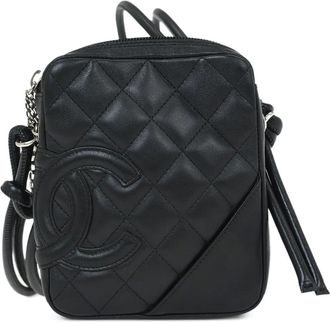 Chanel Borsa a spalla Cambon Line trapuntata 2005 - Nero