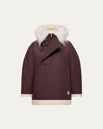 Moncler x JIL SANDER Mens Bowtiediene Short Down Jacket