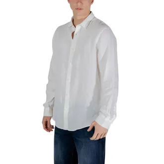 A|X Armani Exchange Linen Shirt - White