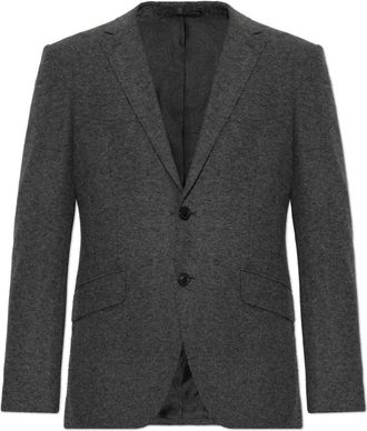 Etro Dubbel Ventileerbare Blazer - Heren - Blazers - Grijs - 2XL - Leer - Jassen