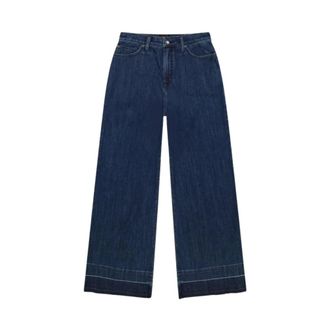 Lee Stella Wide Leg Jeans - Dames - Loose Fit Jeans - Blauw - W26 - Jeans