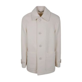 Dries Van Noten Hombre, Abrigos, Blanco, Talla: S