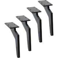 OEM Patas Para Muebles De Cocina De Bricolaje, Aptas Para Mesas De Centro, Armarios, Camas, Sof&aacute;s, Etc., Fabricadas En Metal Negro Resistente, Silenciosas
