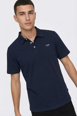 Jack & Jones Poloshirt JACK & JONES JPRBLATYLER SS POLO, Herren, Gr. XL, night sky, Jersey, Obermaterial: 96% Baumwolle, 4% Elasthan, unifarben, regular fit normal