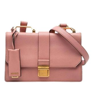 Miu Miu Pre-owned Goatskin Crossbody Bag - Dames - Vintage Schoudertas - Roze - ONE Size - Leer - Vintage