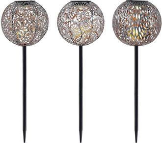 Lindby Lindby L&aacute;mpara Solar vilani En Gris De Metal