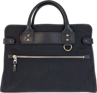 Gucci Black Nylon Briefcase