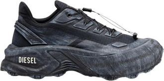 Diesel Schoenen, Heren, Zwart, 42 EU, Urban Street Sneakers D-Cage