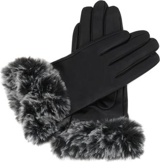 Kazar Domenica Handschoenen - Dames - Handschoenen - Zwart - M - Leer - Accessoires