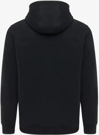 Genti Blauw Zwart Logo Hoodie - Heren - Hoodies - Zwart - 2XL - Hoodies & sweatvesten