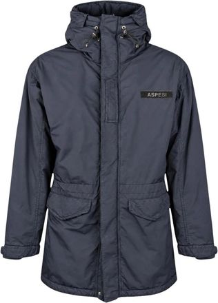Aspesi Parka Boom Winter - - Coats - Uomo - Blu - S