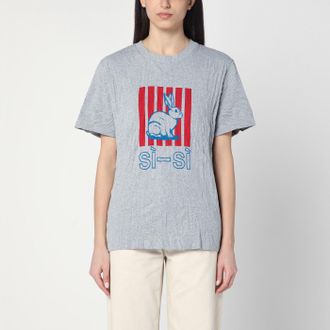 Bottega Veneta Crushed cotton printed jersey t-thirt