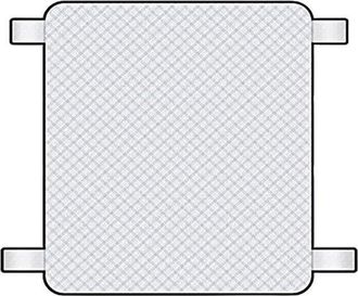 No Brand Manta Anticongelante Para Coche, Manta Anticongelante Para Coche, Mantas Anticongelantes Para Coche, Protector Antihielo, Plata, 150125cm