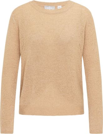 Usha Gebreide trui Dames taupe