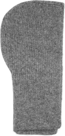 Mango Hooded Rib Scarf in Medium Heather Grey at Nordstrom