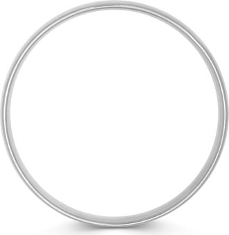 Nialaya Classic Round Silver Bangle in 8Mm at Nordstrom