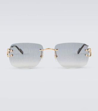 サングラス Cartier Cartier - CT0506S - 002 havana havana brown Cartier CT0506S 002 Sunglasses Dark Tortoise - eye-oo.com