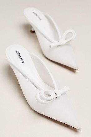Lola Cruz Bow Mule Heels