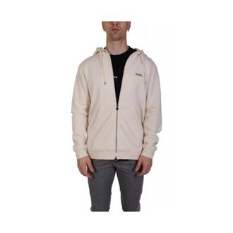 BALR. Q-Series Regular Fit Zip Through Hoodie - Heren - Vesten met rits - Wit - L - Katoen - Hoodies & sweatvesten