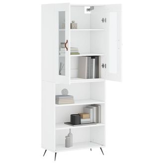 Berkfield Home Highboard White 69.5x34x180 cm Engineered Wood