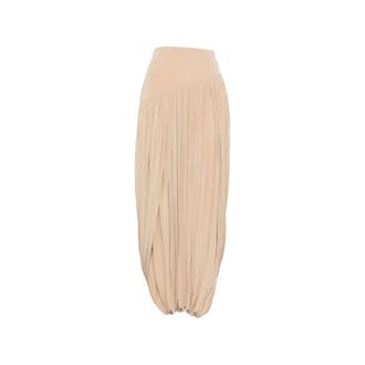 Ferragamo Maxi Skirts, female, Beige, Size: 2XS Beibi Skirt