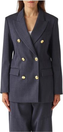 Pinko Mujer, Chaquetas, Azul, Talla: XS