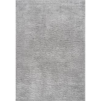 Jonathan Y Designs Groovy Solid Shag Area Rug in Dove at Nordstrom, Size 2X10