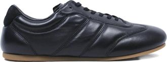 Christophe Lemaire Sneakers con inserti in pelle - Nero