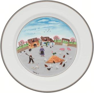 Villeroy & Boch Design Naif Diner Plate: Country Yard