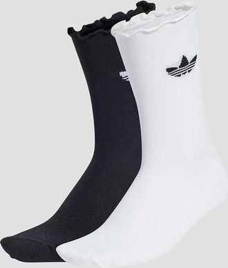 adidas Originals Ruffle 2P Sokken wit