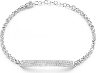 Glaze Jewelry Sterling Silver ID Bracelet at Nordstrom Rack