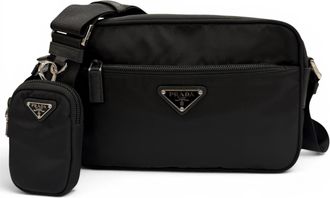Prada Black Nylon Shoulder Bag (Pre-Owned)