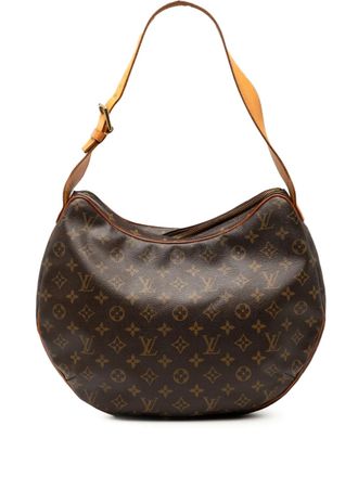 Louis Vuitton 2008 Monogram Croissant GM hobo bag - women - Fabric/Leather - One Size - Brown