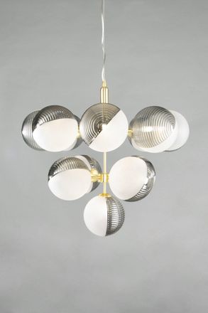 BHS Emile Ceiling Pendant Light in Gold