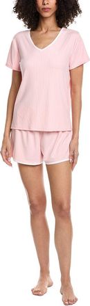 Tommy Hilfiger 2Pc V-Neck T-Shirt & Boxer Pajama Set