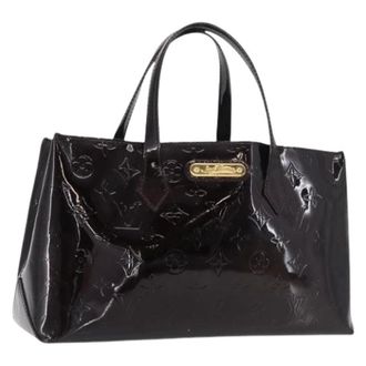 Louis Vuitton Pre-owned Vintage Handtas - Dames - Pre-owned - Paars - Maat: ONE Size Leer