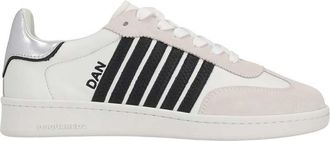 Dsquared2 White Stripes Sneakers