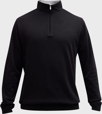 Peter Millar Men & apos;s Crown Comfort Quarter-Zip Sweater