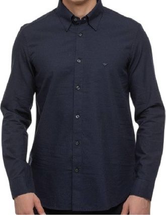 Emporio Armani Button Down Woven Shirt, Size Medium