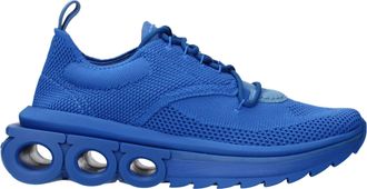 Ferragamo Sneakers Nima Knit Damens Stoff Blau