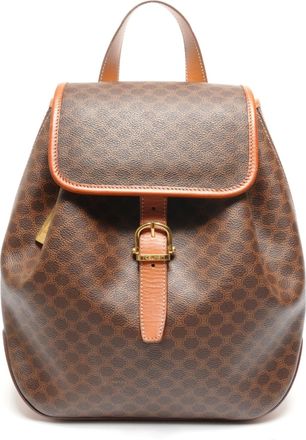 Celine Macadam Brown Pvc Backpack (Pre-Owned)