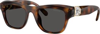 Swarovski 0Sk 6056U - unisex - Zonnebrillen - Bruin - 50 MM - Accessoires