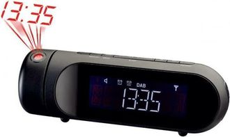 Majestic New Majestic Rs 119p Dab Reloj Despertador Digital Negro