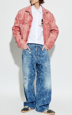 Dsquared2 Baggy Jeans, Mens, Blue