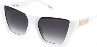 Just Cavalli SJC146 0847 Womens Sunglasses White Size 58