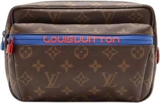Louis Vuitton Pre-owned Monogram Sling Bag - Dames - Vintage Heuptassen - Bruin - ONE Size - Vintage