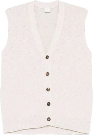 Eleventy Cardigan smanicato - Toni neutri