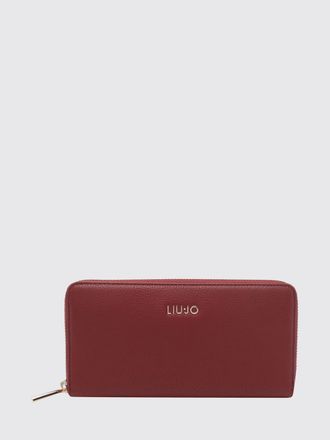 Liu Jo Portafoglio Continental in pelle sintetica a grana con chiusura zip around