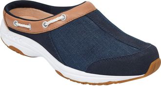 Easy Spirit Travelport Clog in Navy Suede at Nordstrom, Size 6.5