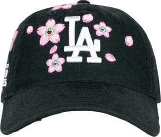 New Era x Takashi Murakami x MLB World Tour Tokyo Series 2025 New Era 9TWENTY Dodgers Strapback Hat Black 22708-BLAC-DGRS